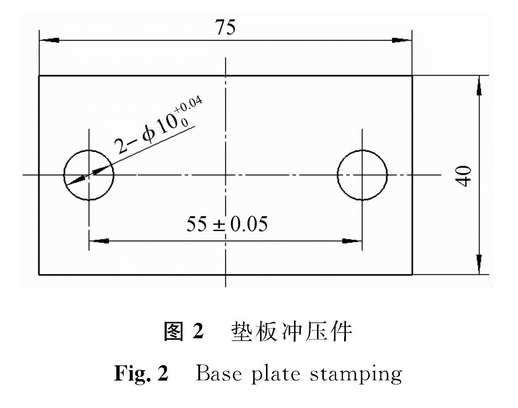 图2 垫板冲压件<br/>Fig.2 Base plate stamping