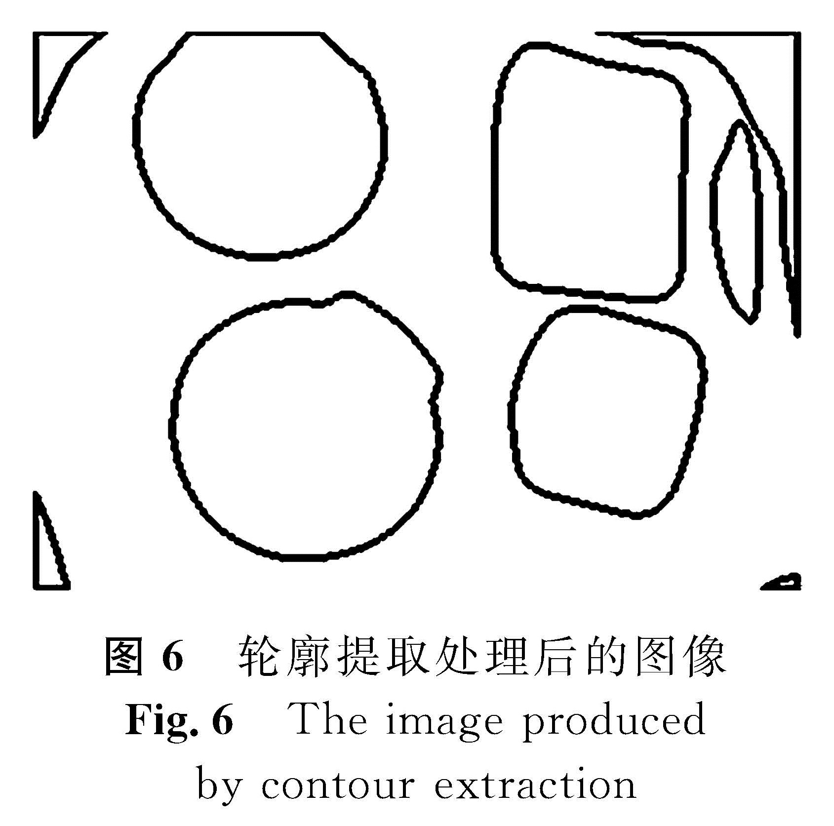 图6 轮廓提取处理后的图像<br/>Fig.6 The image produced by contour extraction