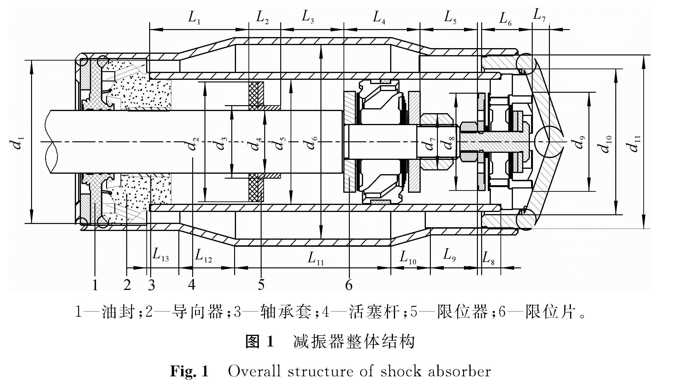 图1 减振器整体结构<br/>Fig.1 Overall structure of shock absorber