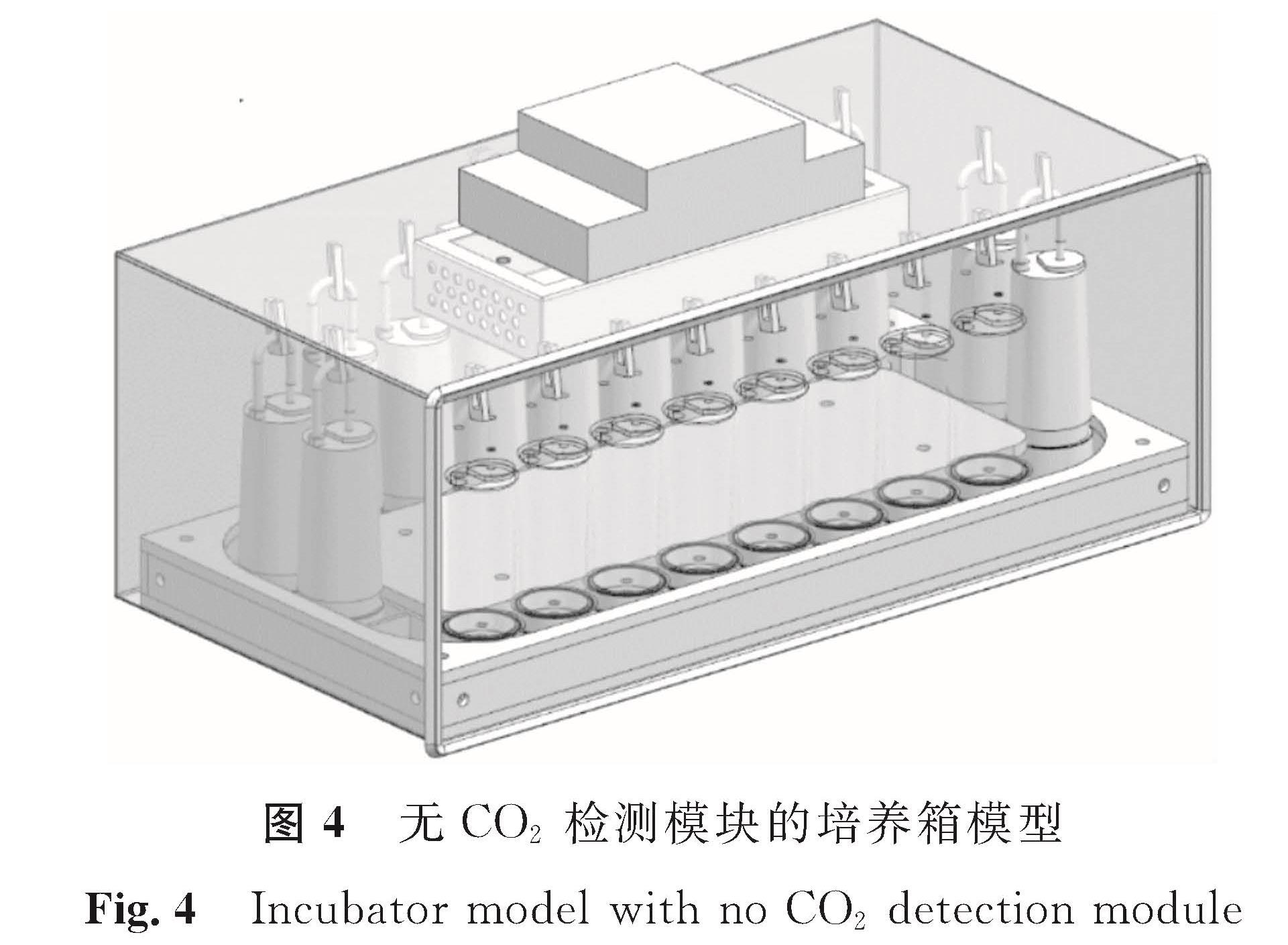 图4 无CO2检测模块的培养箱模型<br/>Fig.4 Incubator model with no CO2 detection module