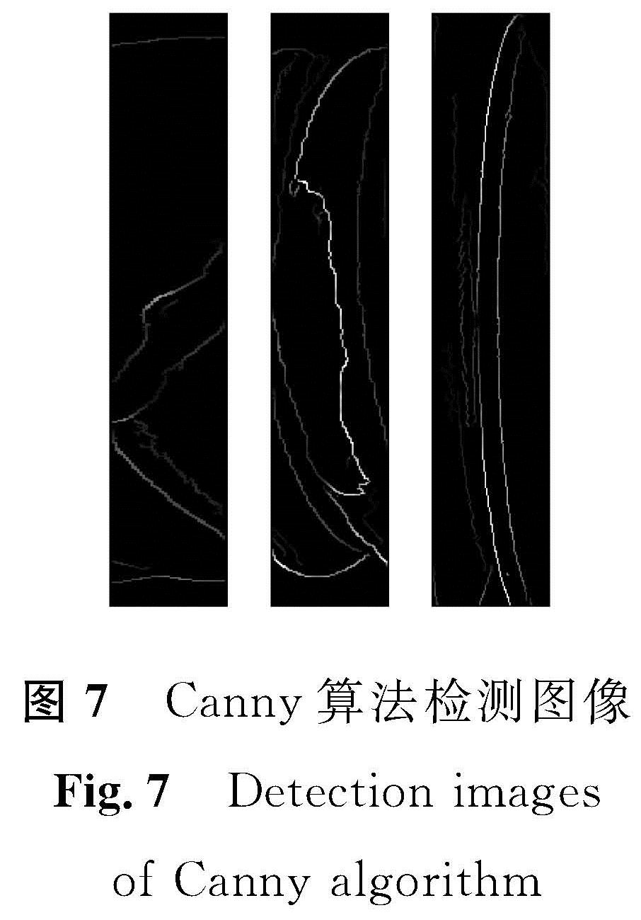 图7 Canny算法检测图像<br/>Fig.7 Detection images of Canny algorithm